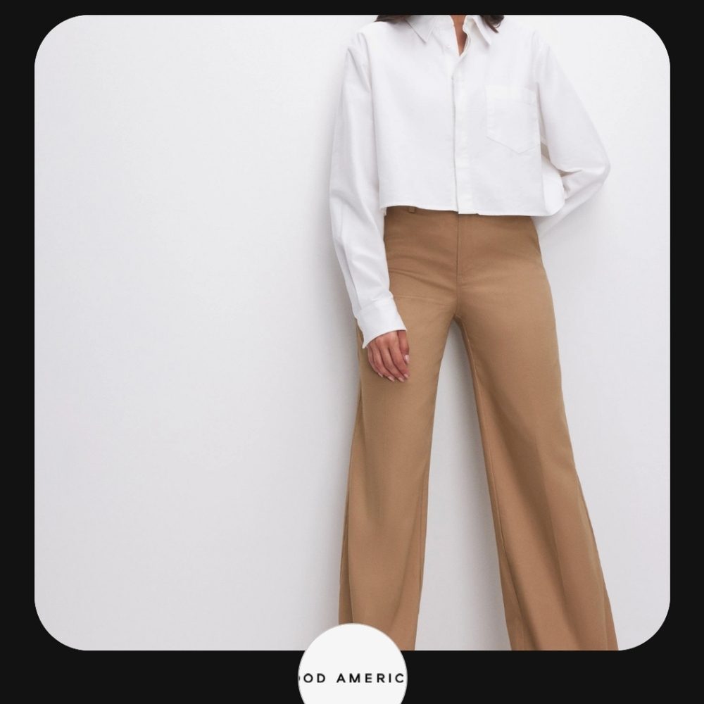Good American Khaki trouser plus size 20